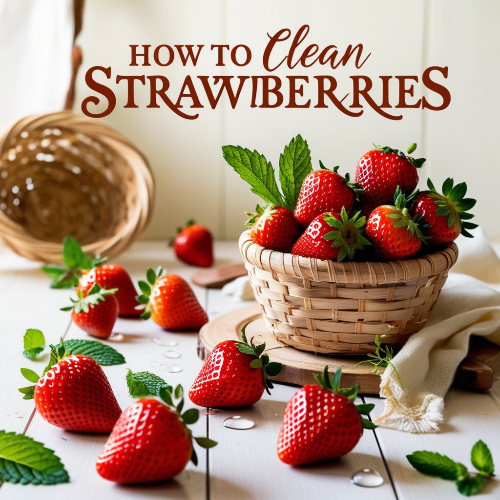 How to clean starwberries